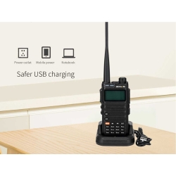 Ręczny radiotelefon Retevis RA685 - krótkofalówka VHF i UHF 5W 128 kanałów  USB-C